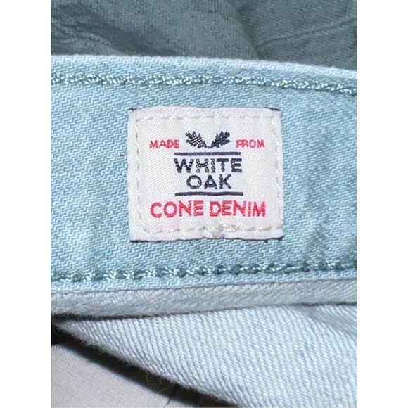 Levi's Green Wash Button Fly 501 White Oak Denim Jeans Size 33x27 - Picture 8 of 8